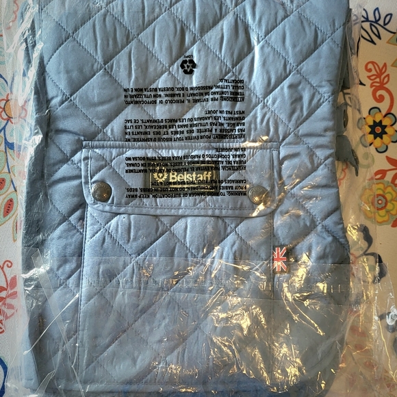 Belstaff gilet in airforce blue - Picture 4 of 5